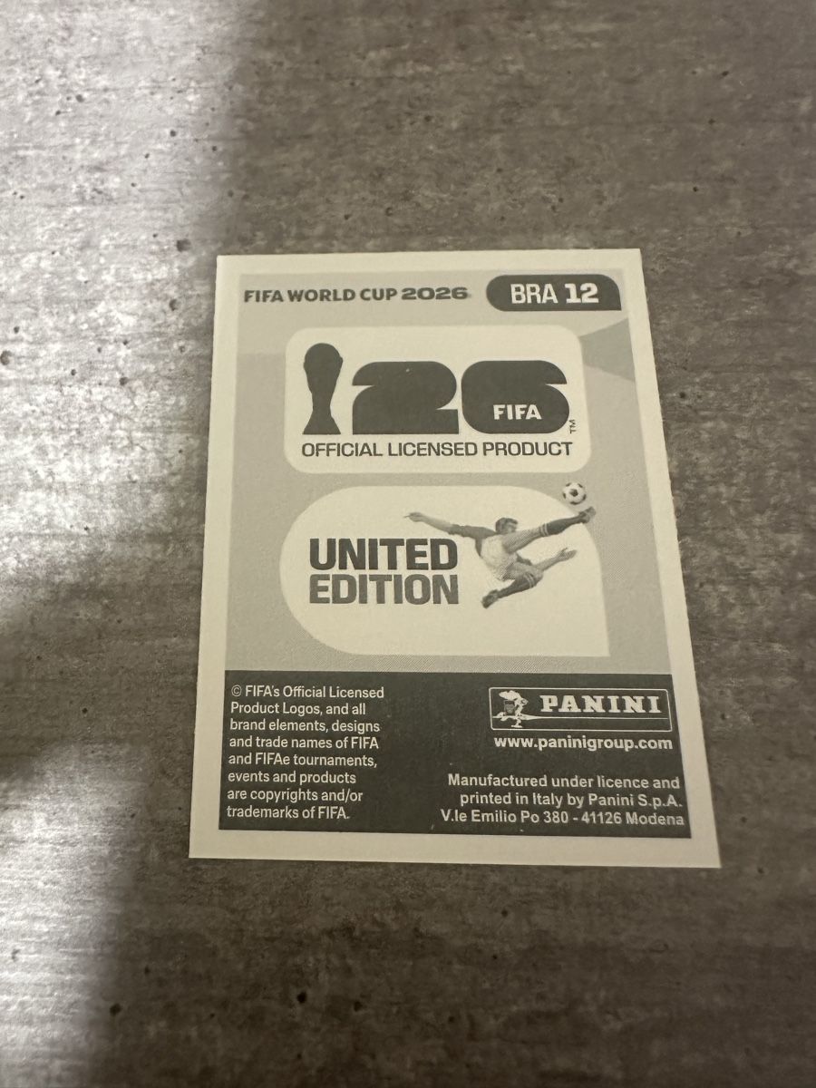 Panini Carte collezionabili: BRA 12 , FIFA WORLD CUP 2026 PANINI  – Nuovo (secondo la descrizione) da Frauenfeld venduto da 1PegPeg1 1