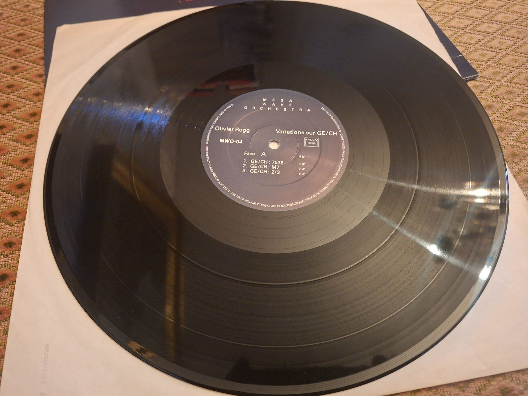 Dischi in vinile: Rare - Mega Wave Orchestra - Olivier Rogg - Variations GE/CH – Usato da Bernex venduto da Wannabehasbeen01 3
