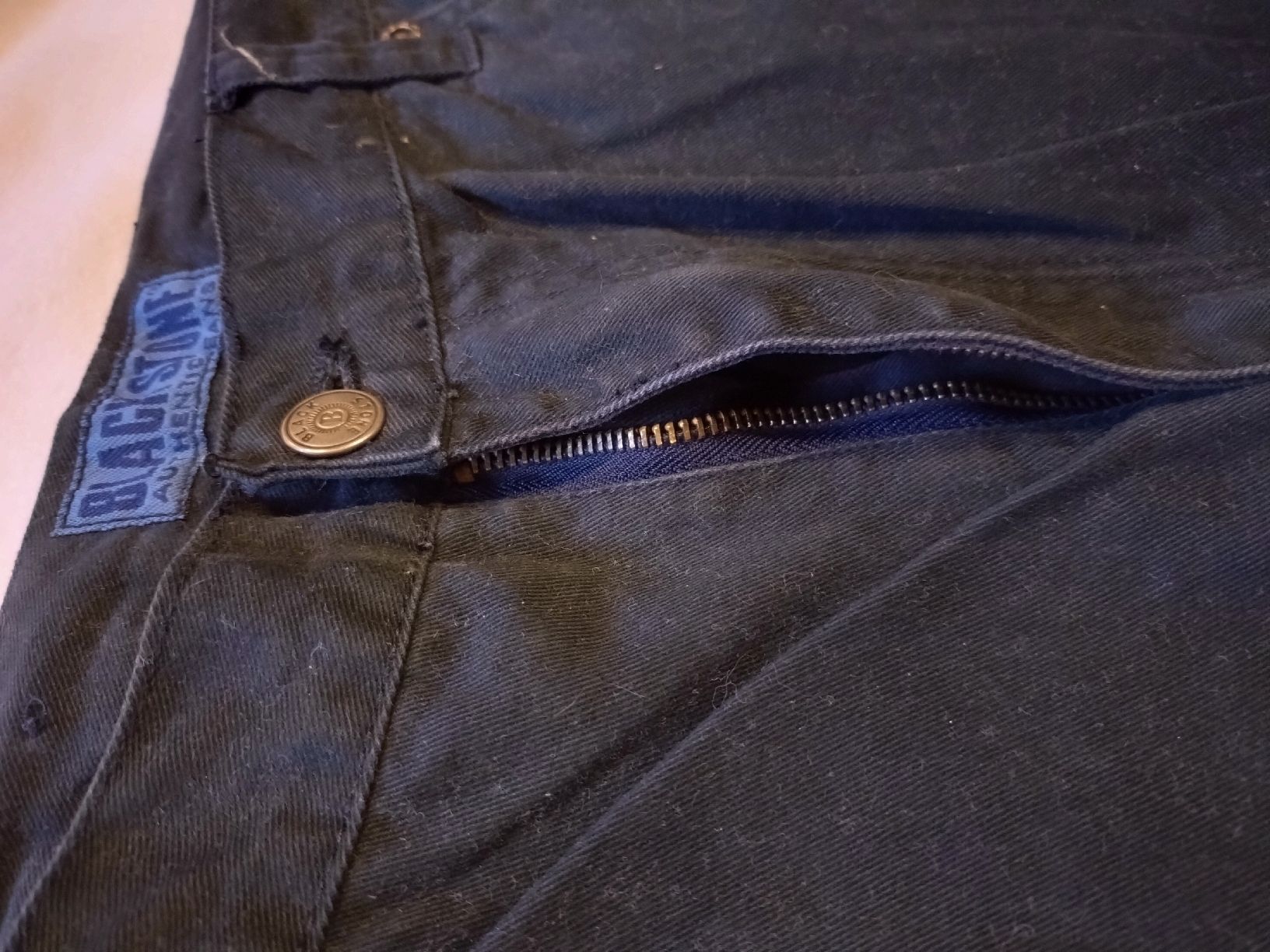 Jeans: Pantalon noir coton 100% taille 36 Black Stone  – Usato da Farvagny-le-Grand venduto da LaCaverne 4