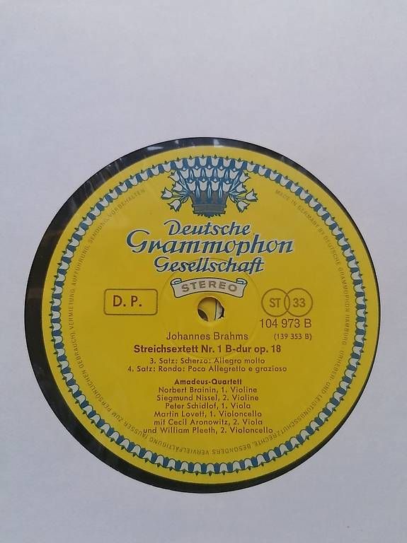 Dischi in vinile: Johannes Brahms - Kammermusik LP - Box – Usato da Wohlen AG venduto da tenorespinto 1