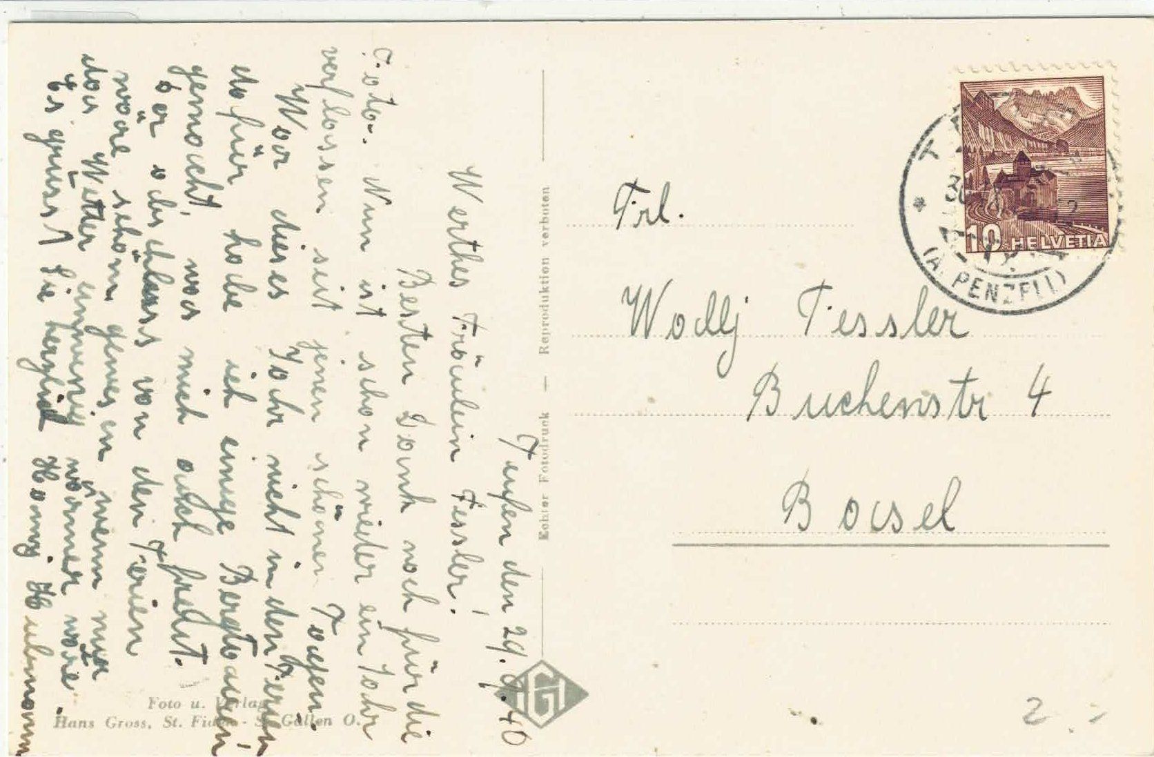 Cartoline postali: Teufen - Generalansicht – Usato da Ettingen venduto da Kartenplanet 1