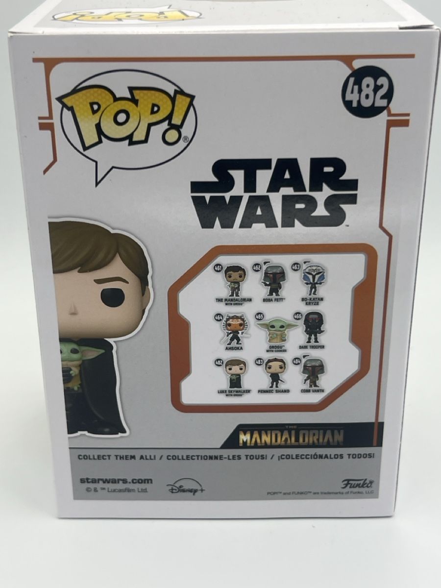 Funko Statuette: Funko Pop! Star Wars - Luke Skywalker with Grogu 482 – Nuovo e nell'imballaggio originale da Emmen venduto da VK-Retail 2