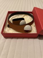 Leather necklace and bracelet set Ceraselle