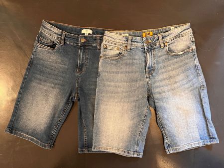 2 Jeans-Shorts, Jack Jones (158) & La Redoute (162)