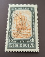 Liberia 1924 schiffe alte briefmarke