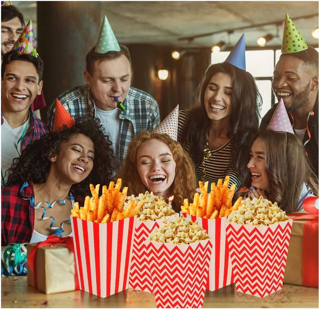 Contenitori & Simili: 24 Stücke Popcorn Boxes Popcorntüten, Klein Candy Container – Nuovo e nell'imballaggio originale da Bülach venduto da StoreInShop.com 5