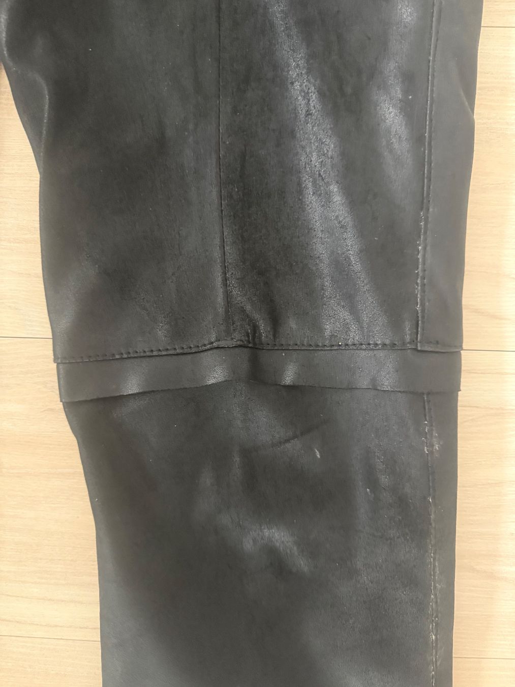 Pantaloni: Hose aus Leder Gr.40 schwarz – Usato da Zollikon venduto da dorean 5