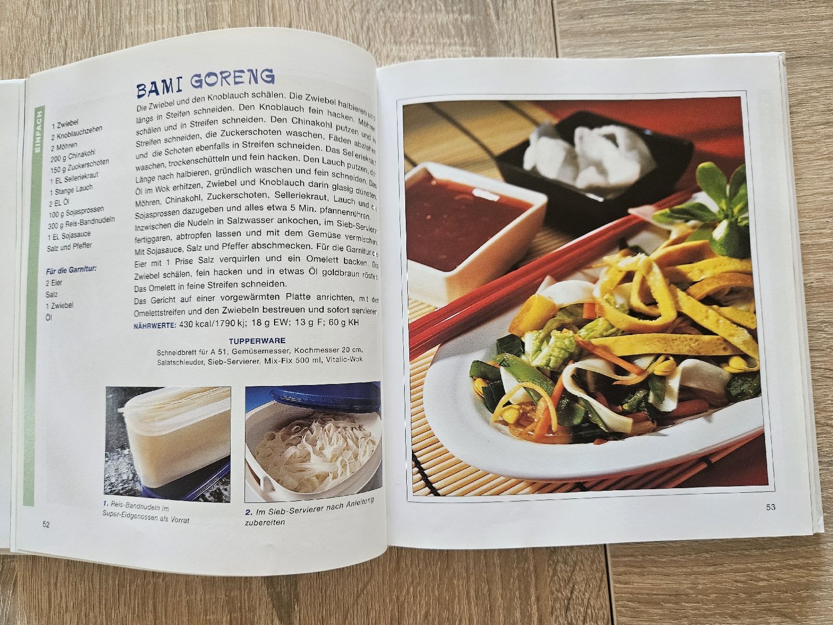 Libri: Tupperware Kochbuch Asiatisch kochen mit dem Wok  – Usato da Ebikon venduto da SecondChance_byM 5