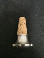Weinflaschenverschluss Kork Silber 800er Punze Vintage