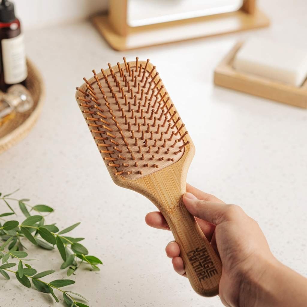 Altro per la cura dei capelli: Jungle Culture Bambus Haarbürste – Nuovo e nell'imballaggio originale da Walenstadt venduto da Trend-24
