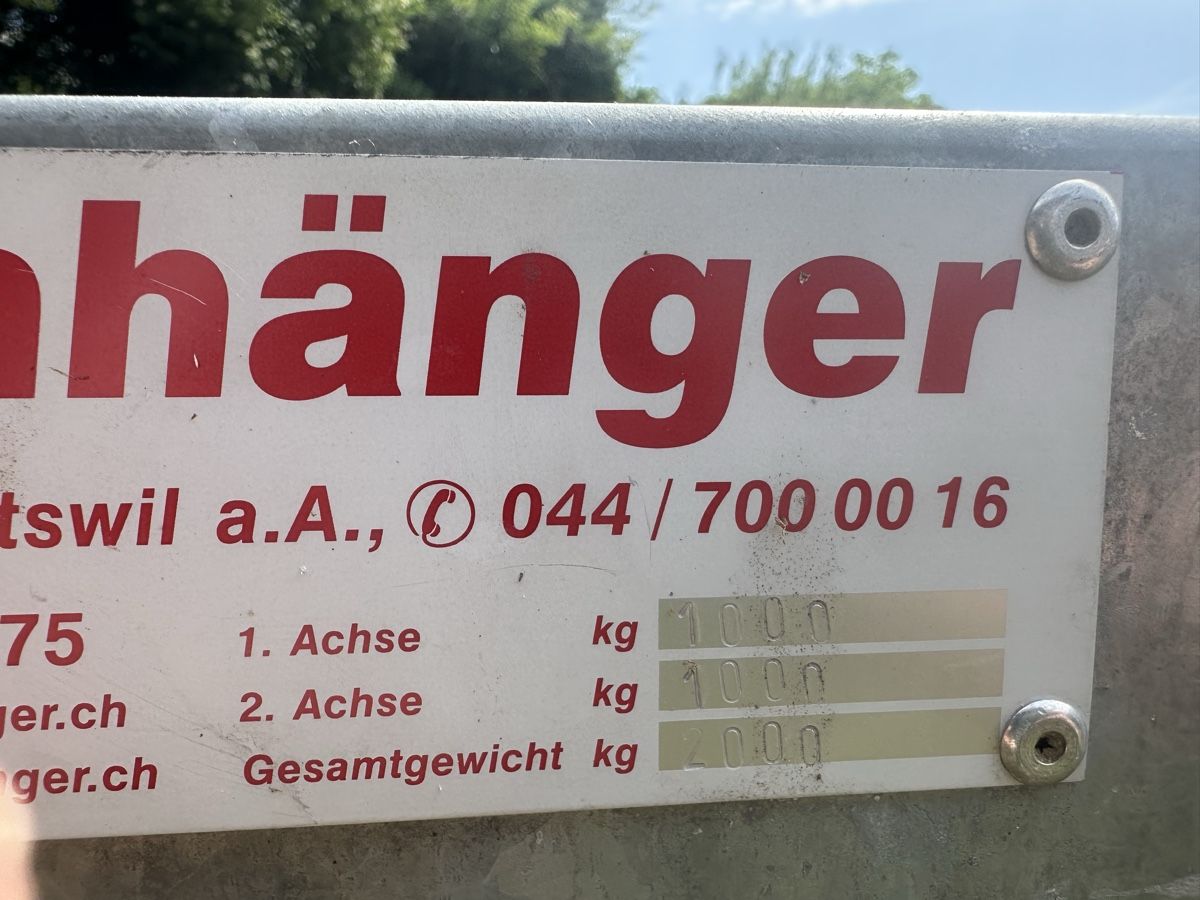 Stüssy Rimorchi: Boots Anhänger  – Usato da Riehen venduto da SpezMotfSchweizer 4