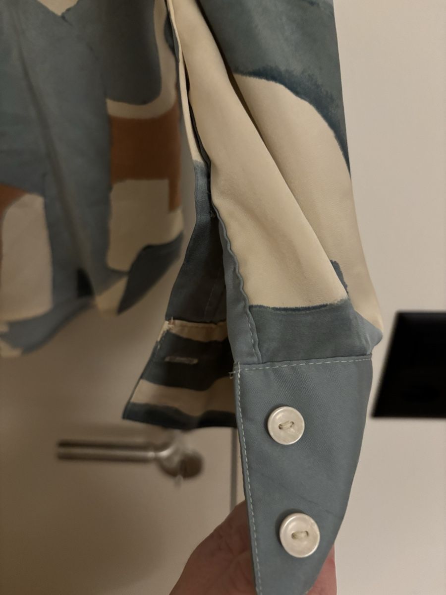 C&A Camicette: C&A Bluse Langarm Gr. 38 Abstract Print Sommerlich – Nuovo (secondo la descrizione) da Arbon venduto da Viktoriaa 2