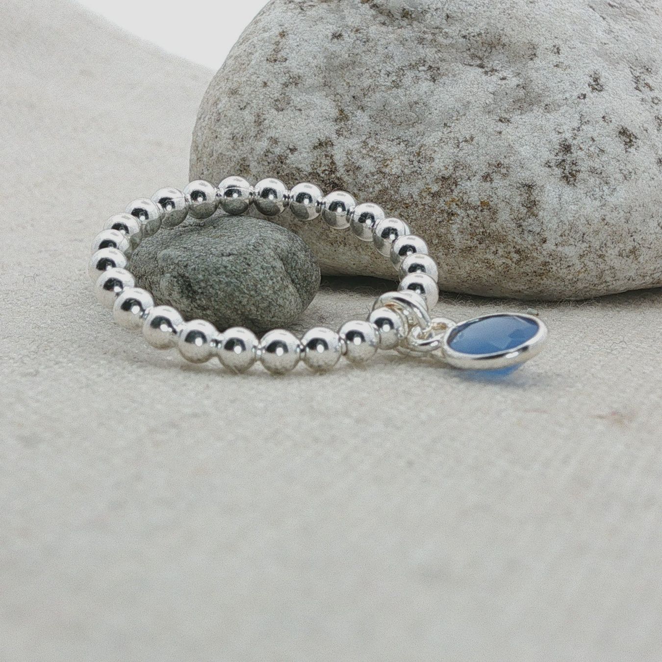 Olga Ribler Anelli: Bubble Silber Ring 925 mit Chalzedone Grösse 60 – Nuovo (secondo la descrizione) da Luzern venduto da Schmuckoutlet 4