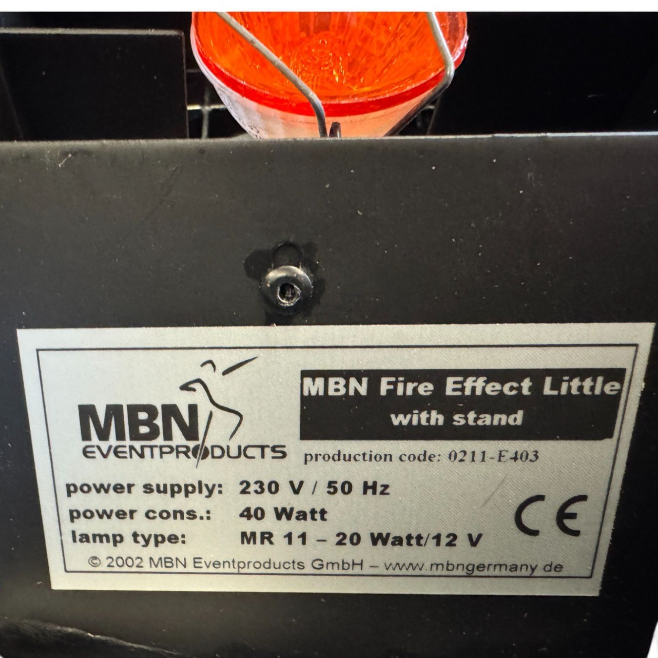 Bracieri: MBN Fire Effect Säule ca. 2m (L552) – Nuovo e nell'imballaggio originale da Däniken SO venduto da Profog1 7