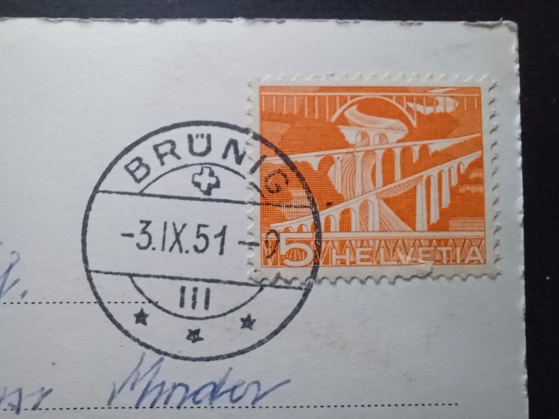 Ansichtskarten: BE, No. 2399, Wyleralp, 3.IX.51 – Gebraucht aus Aarau Rohr von mgvw 4