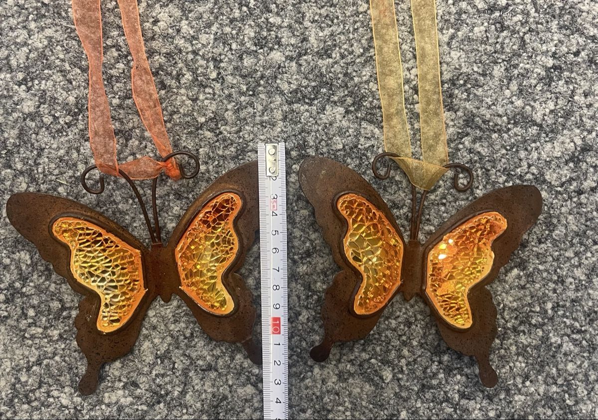 Tutte le decorazioni: Deko Schmetterlinge  orange 2 Stück neu – Nuovo (secondo la descrizione) da Au ZH venduto da Jaggy4 4
