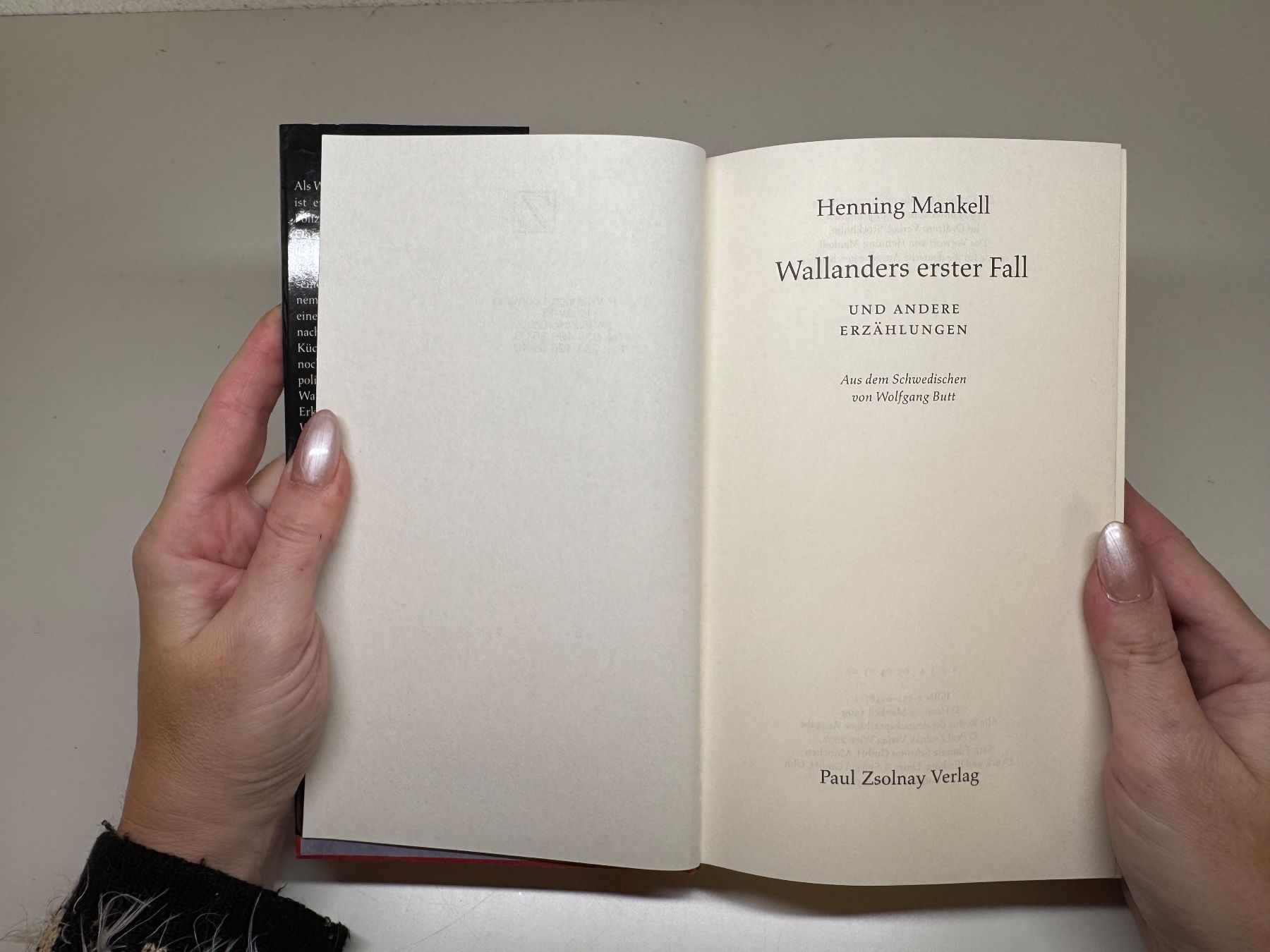 Libri: ROMAN: Henning Mankell, Wallanders erster Fall – Usato da Grosswangen venduto da Deutsche_Romane 2
