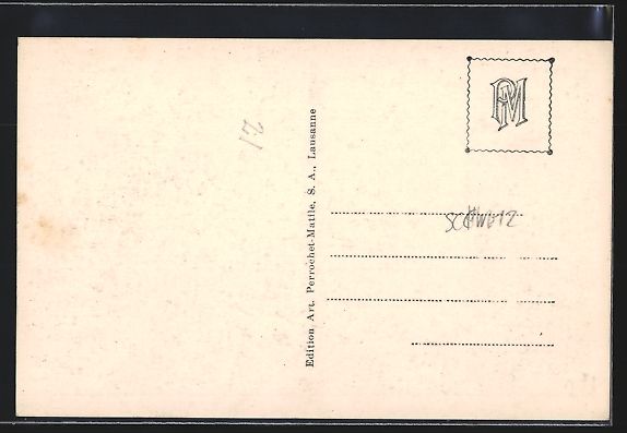 Cartes postales: Orsières, Totalansicht mit Gipfelblick – D'occasion à Berlin par bartko-reher 1