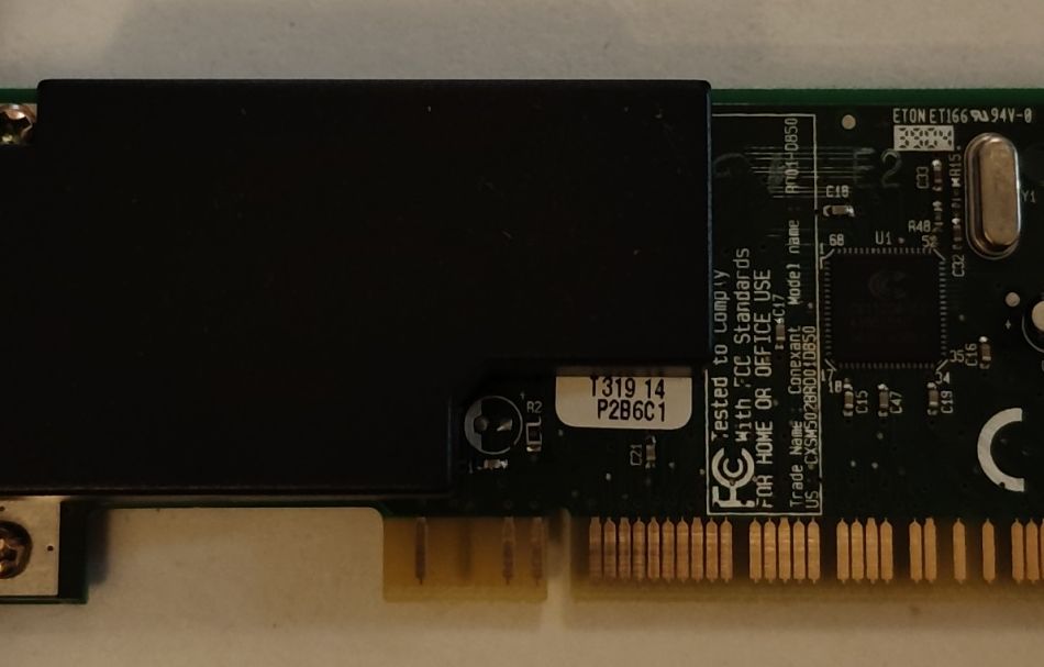 Composants électroniques: PCI Modem Steckkarte – Défectueux à Gasel par Realrumblejack