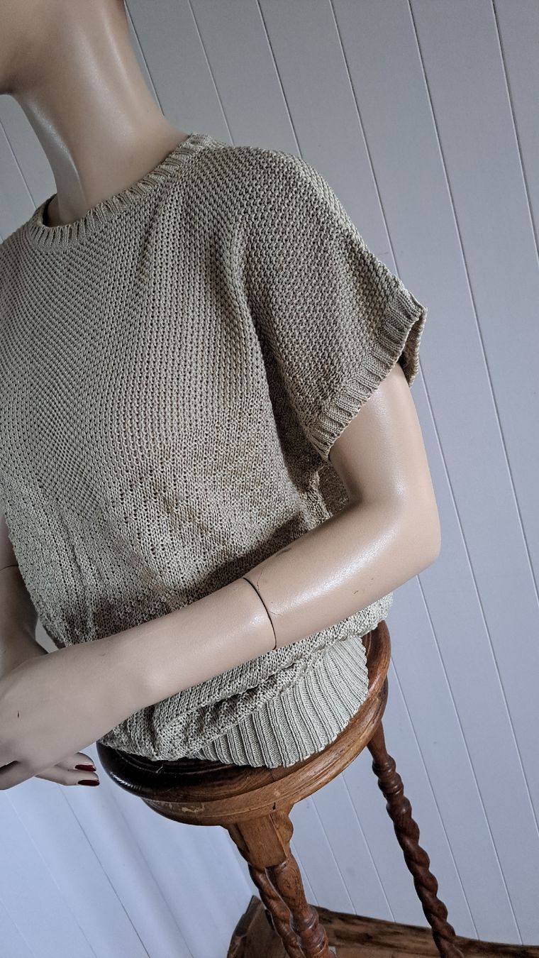 Pulls & Sweat-shirts: ANGELO SANTANGOSTINO 80s Vintage Pullunder Pulli L -wie M 38 – D'occasion à Mollis par Fauchi99 4