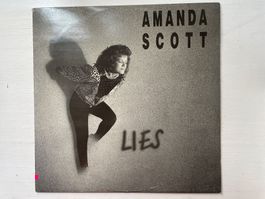 Amanda Scott - Lies - 12" Maxi, 1987, Italo / Synth-Pop