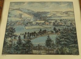 LANGNAU, BERN, LITHOGRAPHIE UM 1830