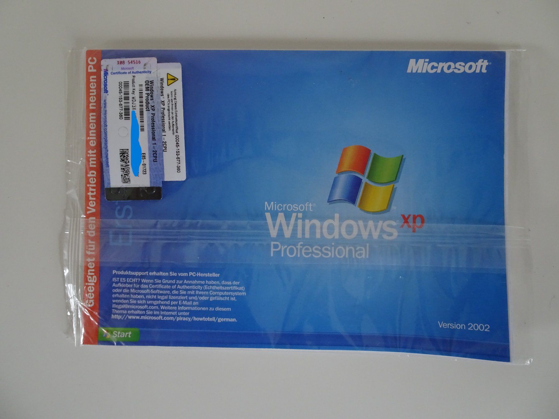 Microsoft Software: Windows XP Service Pack 1 – Usato da Schenkon venduto da Recar