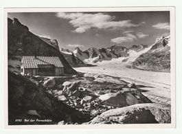 Alte SAC Fornohütte bei Maloja am Fornogletscher, Kanton GR