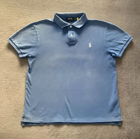 Polo Ralph Lauren Poloshirt Slim Fit Gr. L Blau