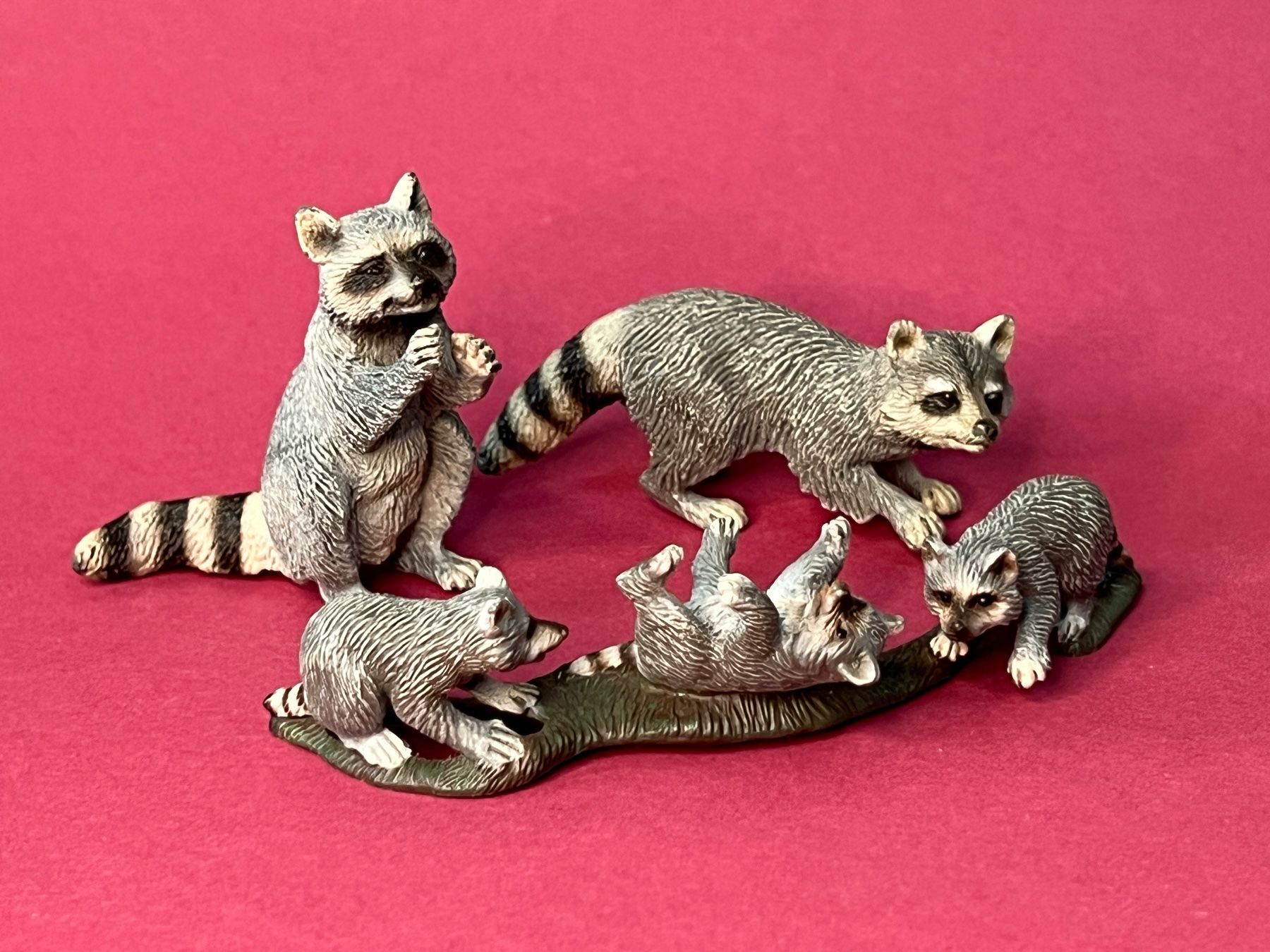 Schleich Statuette: Schleich Waschbär Familie – Usato da Ennetbaden venduto da mapa05