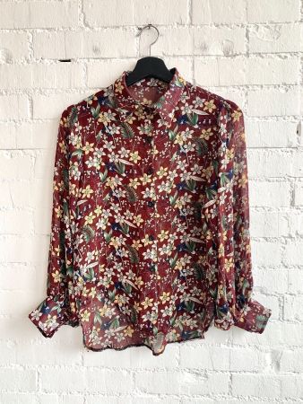 Bluse mit Blusenmuster