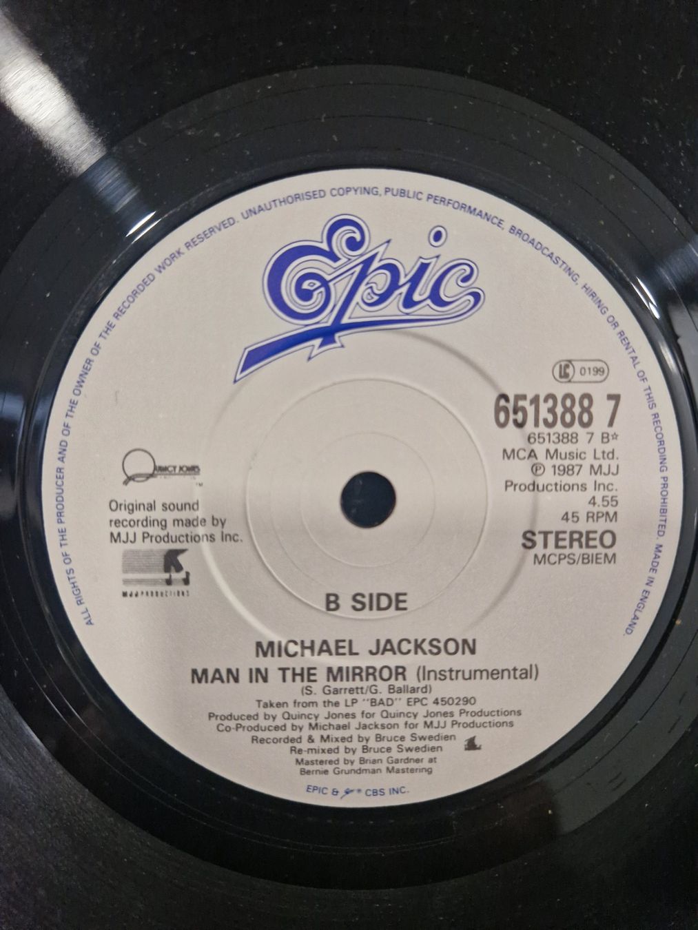 Dischi in vinile: Michael Jacksn Man in the Mirror Maxi Vinyl – Usato da Stetten SH venduto da ExtremMIB 5