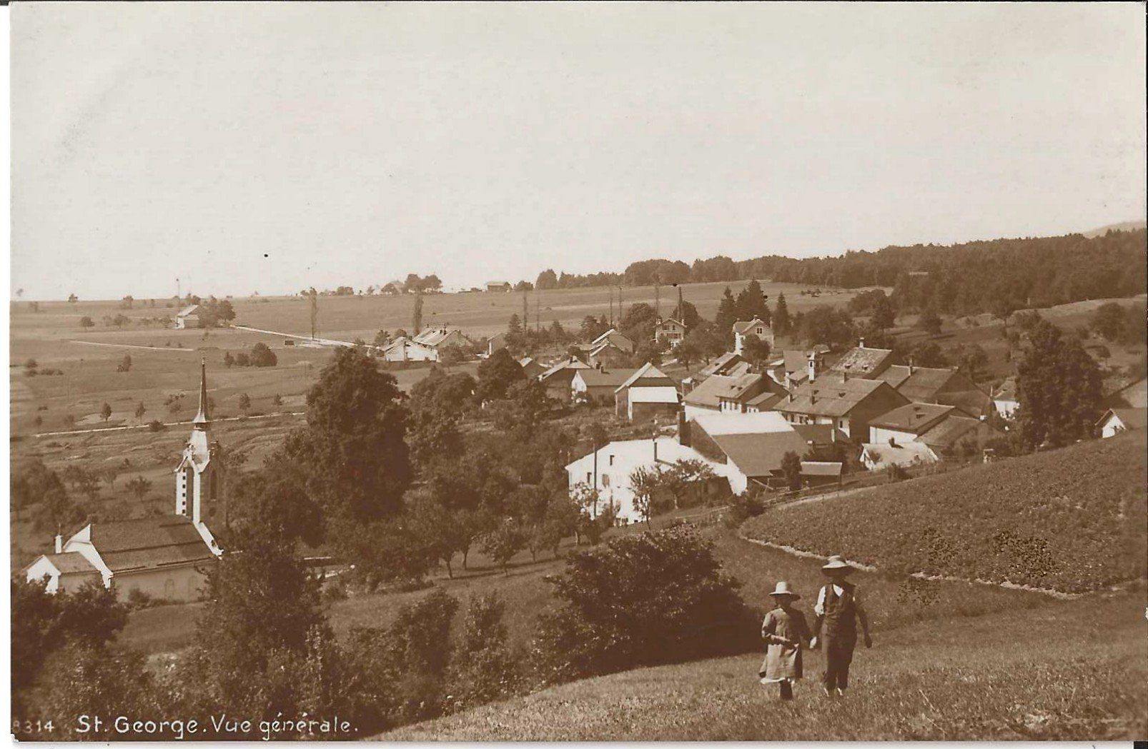 Ansichtskarten: Karte St. George 1912 – Gebraucht aus Zürich von Philacat11