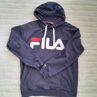 Pull Fila vintage, taille M, bleu marine,