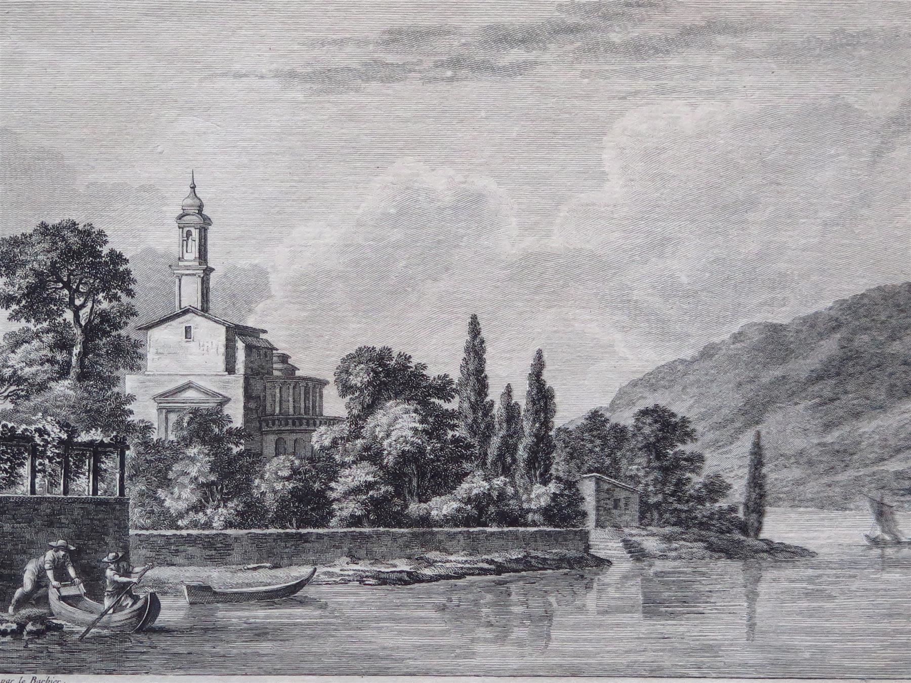 Incisioni: Vue prise sur le lac de Lugano – Usato da Bern venduto da Jwpm66 1