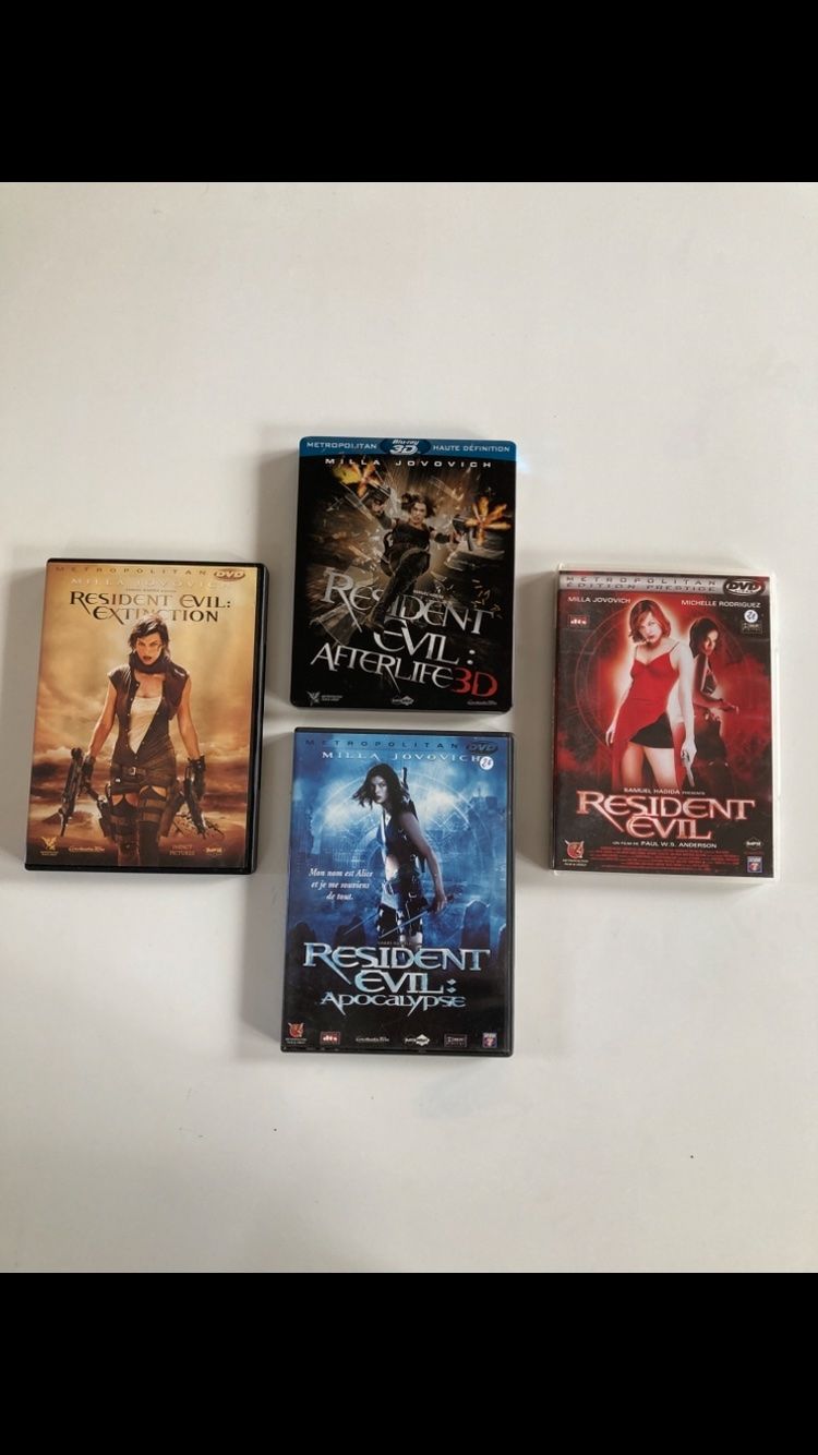Tutti i DVDs: Resident Evil DVD Lot 4 DVD Films – Usato da Bassecourt venduto da CALUMET-X