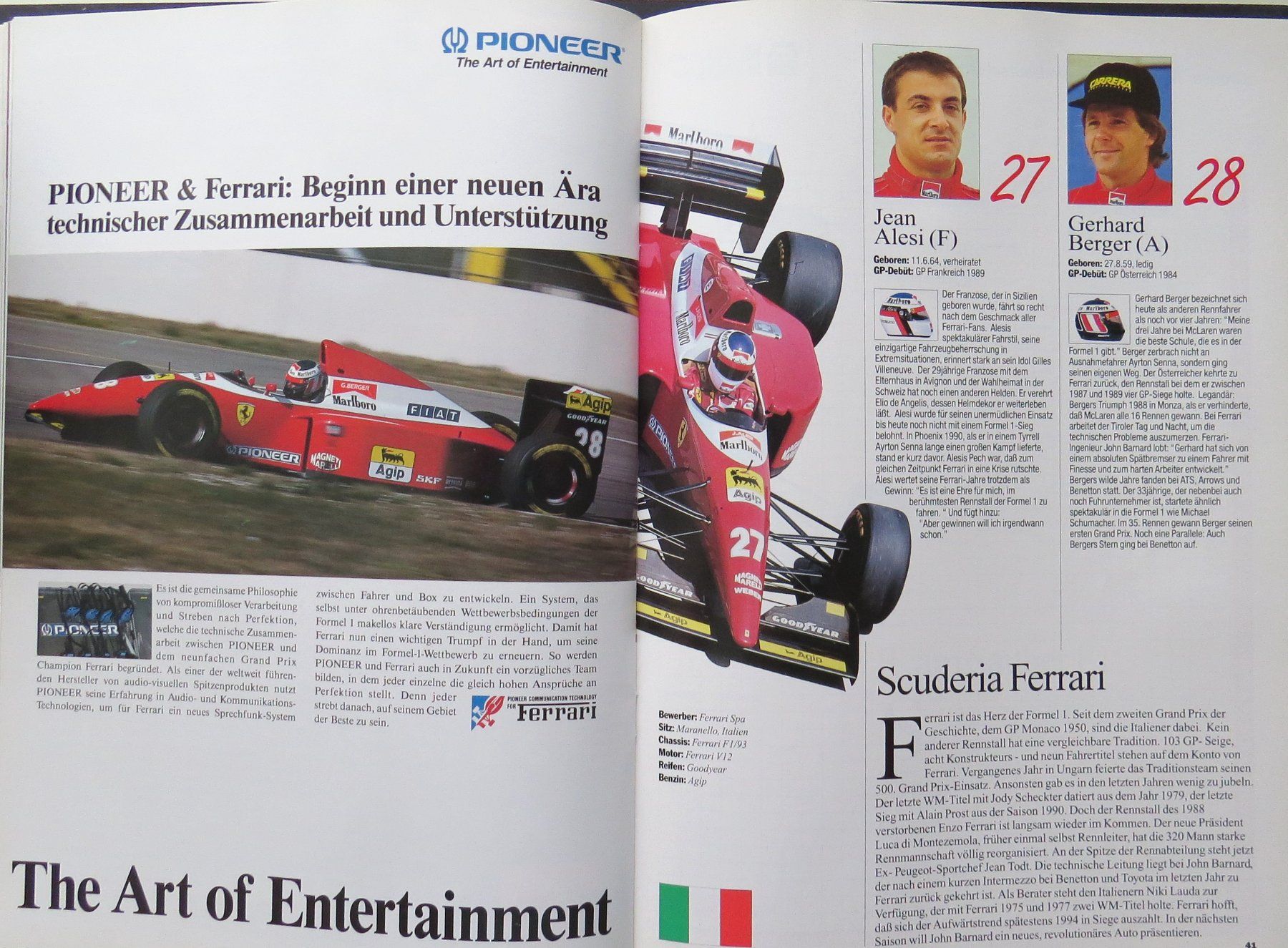 Documenti: Programm Formel 1 in Hockenheim von 1993 – Usato da Ettingen venduto da campione_1 2