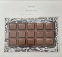Briefmarken Kleinbogen 100 Jahre Choco Suisse 2001