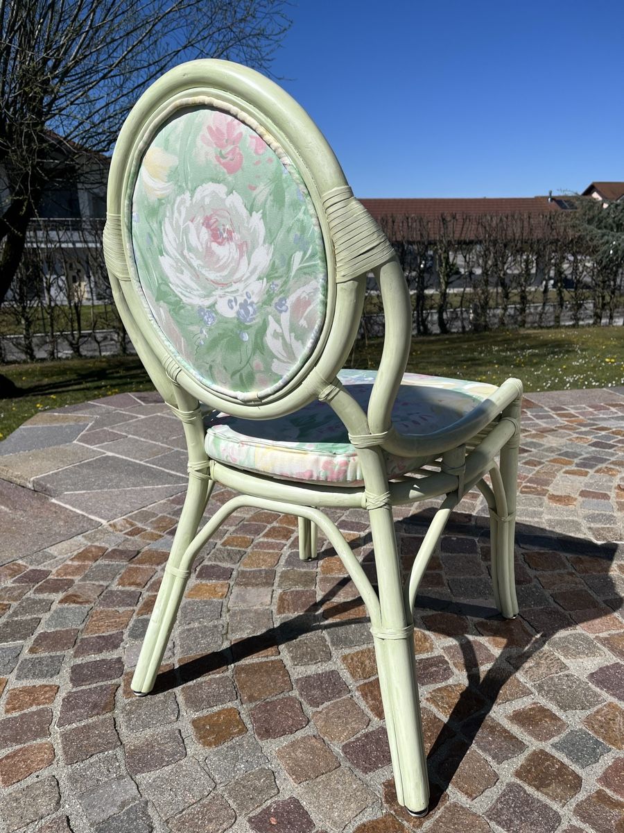 Sedie: Chaise en rotin vert clair  – Nuovo (secondo la descrizione) da Genève venduto da rol_v8q2 1