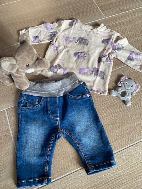 Kleiderpakete & -sets: mega herziges, neues Baby Set Gr. 56 "Elefäntli" – Neu (gemäss Beschreibung) aus Staufen von Nasli 4