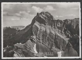 Altmann 2438 M.,, Aufstieg vom Rotsteinpass - top Stempel (I