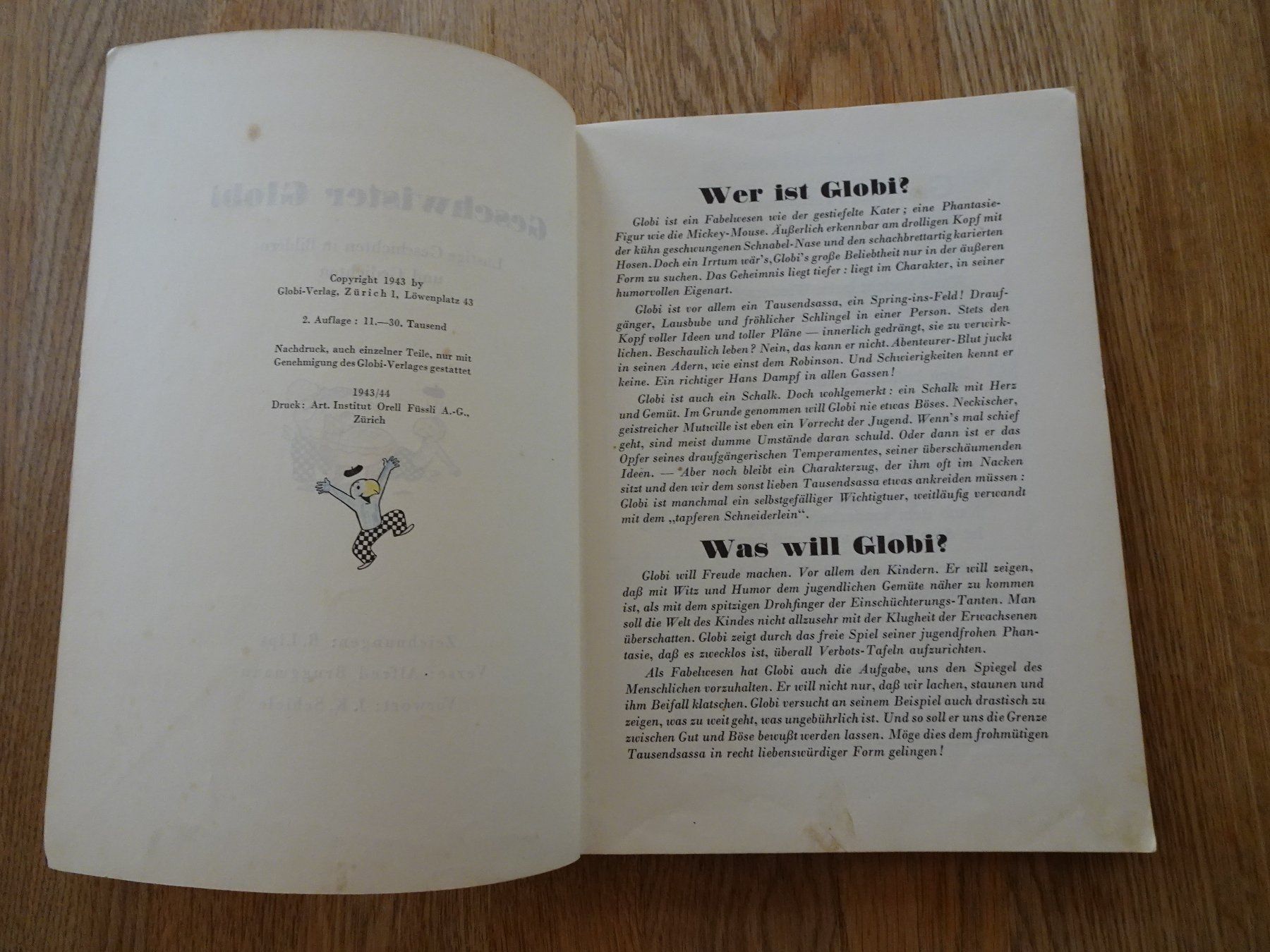 Fumetti: Geschwister Globi - 2. Auflage 1943/44 - G205 – Usato da Küssnacht am Rigi venduto da Bookslove 2