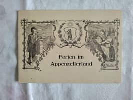 AI Appenzell Werbekarte FERIEN IM APPENZELLERLAND