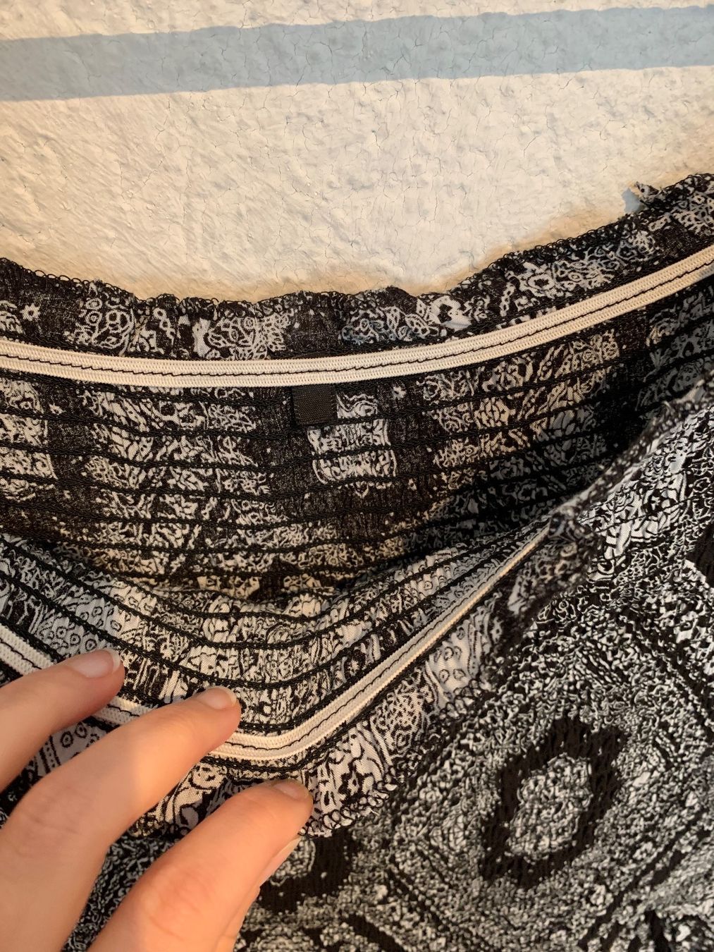 Vestiti: Kleid Maxikleid schwarz weiss Muster Gr. S – Usato da Fislisbach venduto da KolibriSecondhand 8