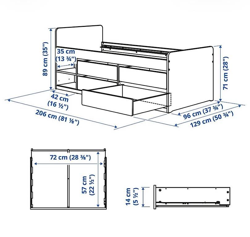 Ikea Letti: Bett Ikea – Usato da Henggart venduto da Ella27 1
