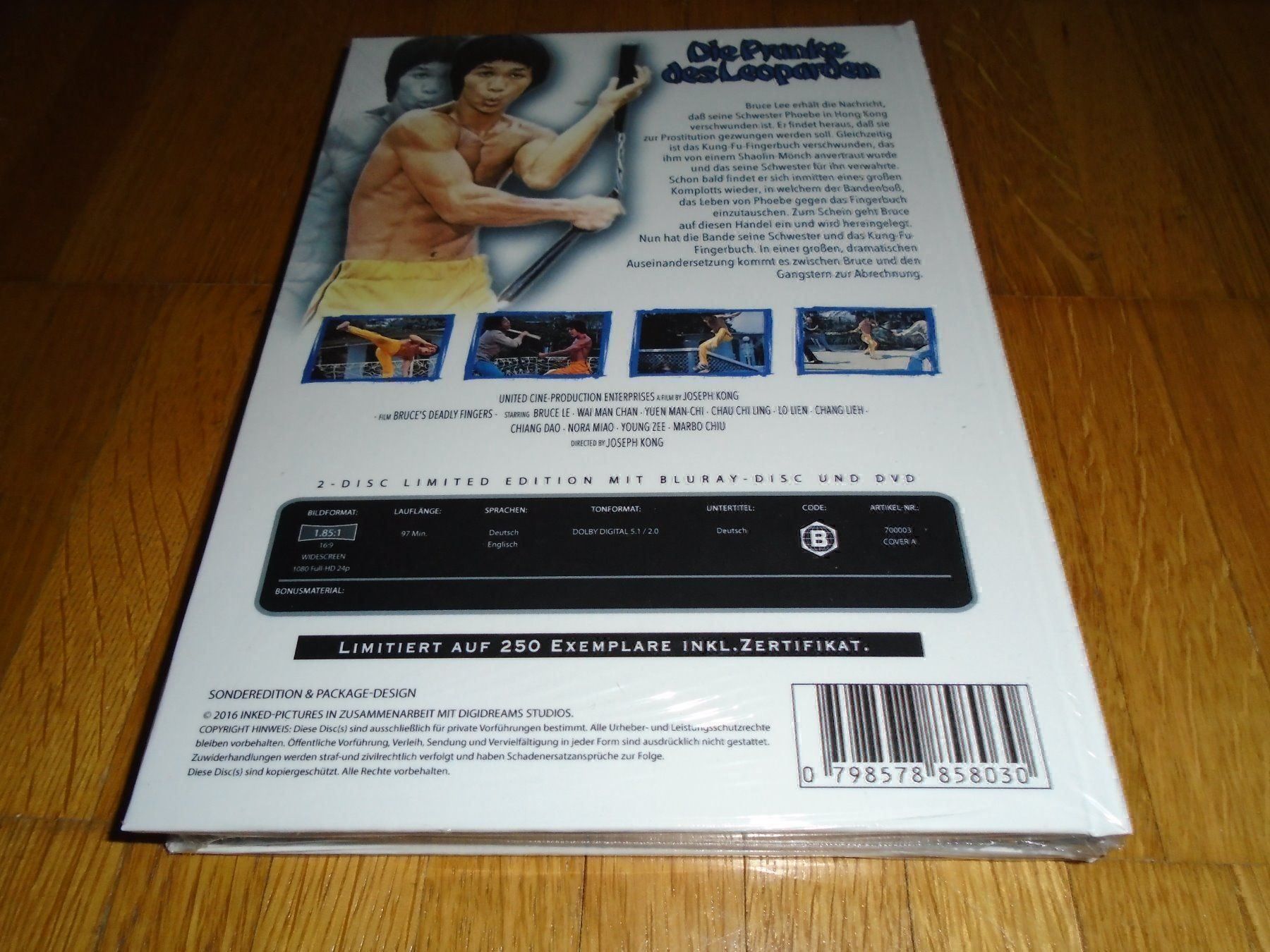 Alle DVDs: Die Pranke des Leoparden - MEDIABOOK - A - UNCUT – Neu und originalverpackt aus Basel von havsok 1