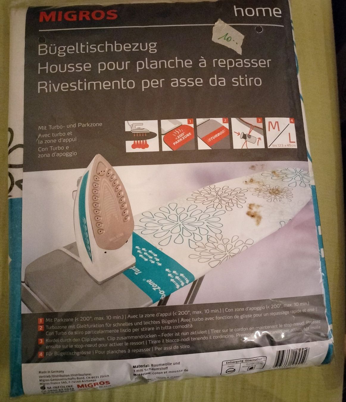 Bügelbretter: Bügelbretbezug – Neu und originalverpackt aus Heimberg von Rockenrol