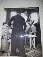Alte Fotografie, Schiffsbrücke, Vintage, Rarität!