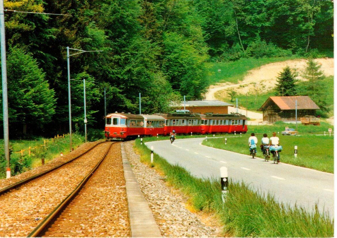 Cartoline postali: Wohlen - Meisterschwanden - Bahn – Usato da Wolhusen venduto da Curver9