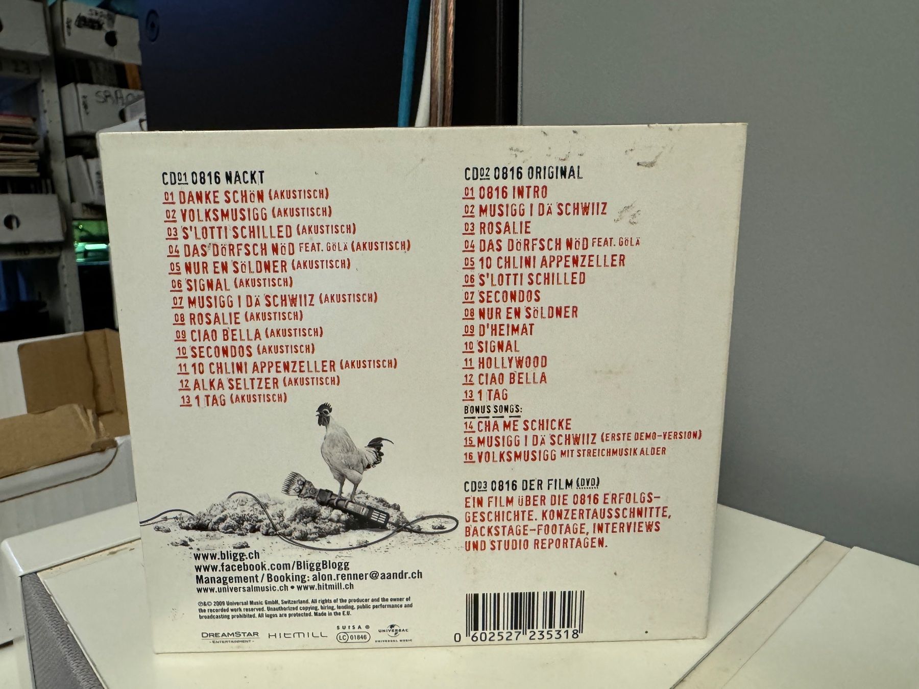 CDs: Bligg - 0816 Nackt - HA13A – Neu (gemäss Beschreibung) aus Küsnacht ZH von swisssales.net 1